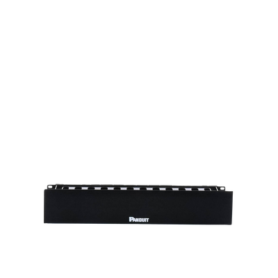 Organizador de Cables Horizontal PatchLink, Sencillo (Solo Frontal), Con Tapa Extendida, Para Rack de 19in, 2UR