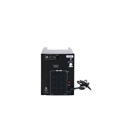 UPS de 1500 VA/1500 W, Topología Línea Interactiva, Entrada 120 Vca NEMA 5-15P, Onda Senoidal Pura, Mini Torre, Con 8 Tomas NEMA 5-15R