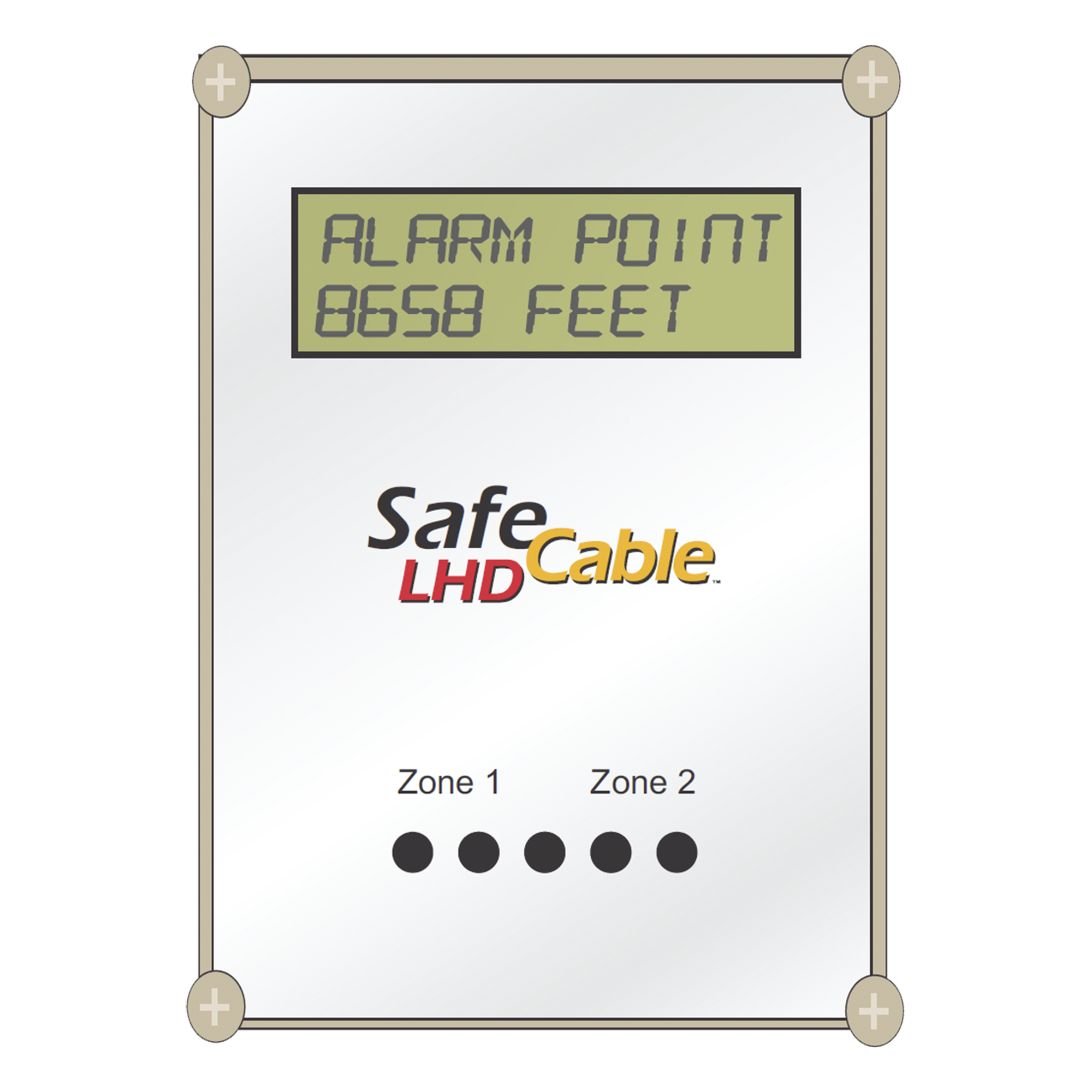 Módulo Localizador de Distancia de Doble Zona para Cable Detector de Calor — SAFE FIRE DETECTION INC. · SKU DLM-Z2