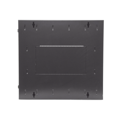 Gabinete PanZone de Montaje en Pared, de 19in, Puerta Ventilada, 12 UR, 635mm de Profundidad, Color Negro