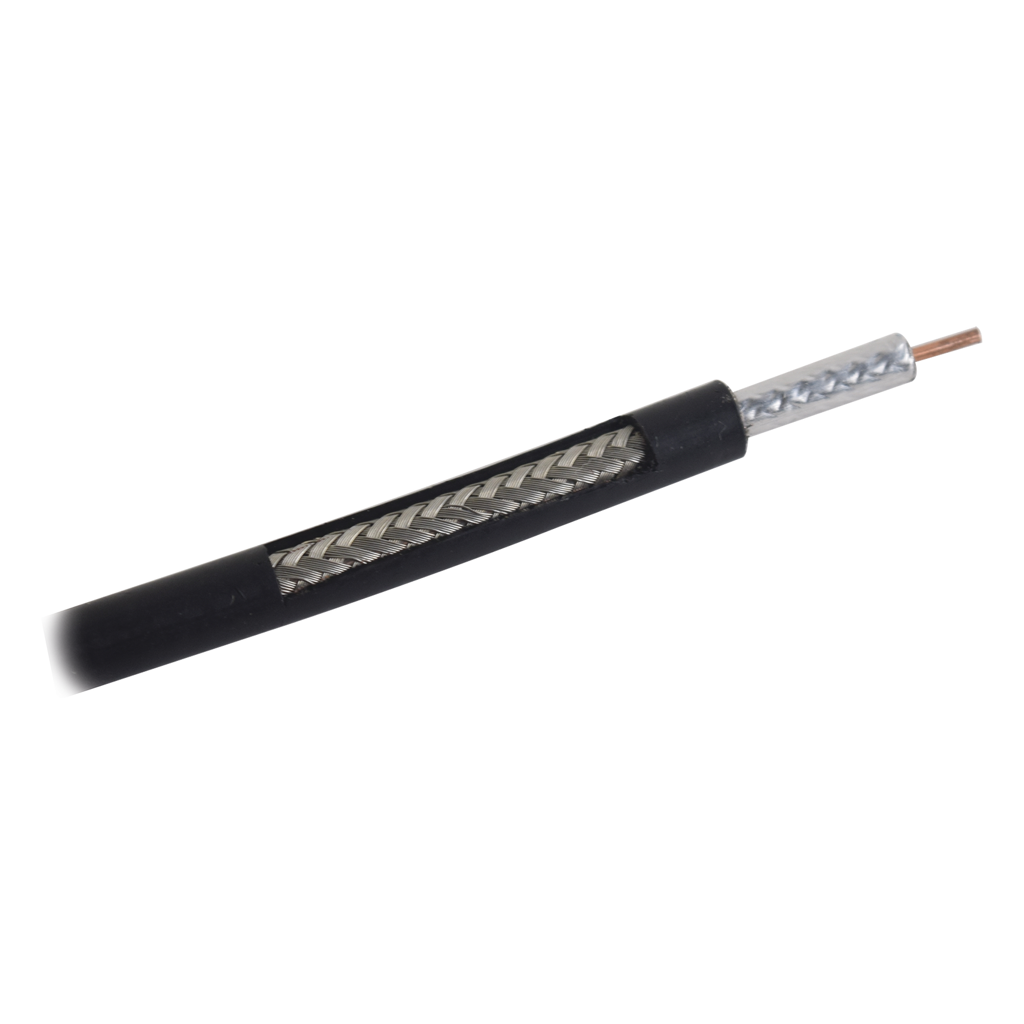 Metro de Cable Coaxial RG-58 LMRLW-195, Malla de Aluminio, Baja Pérdida de 50 Ohms, Conductor de Cobre Sólido — Times Microwave · SKU LMR-LW195