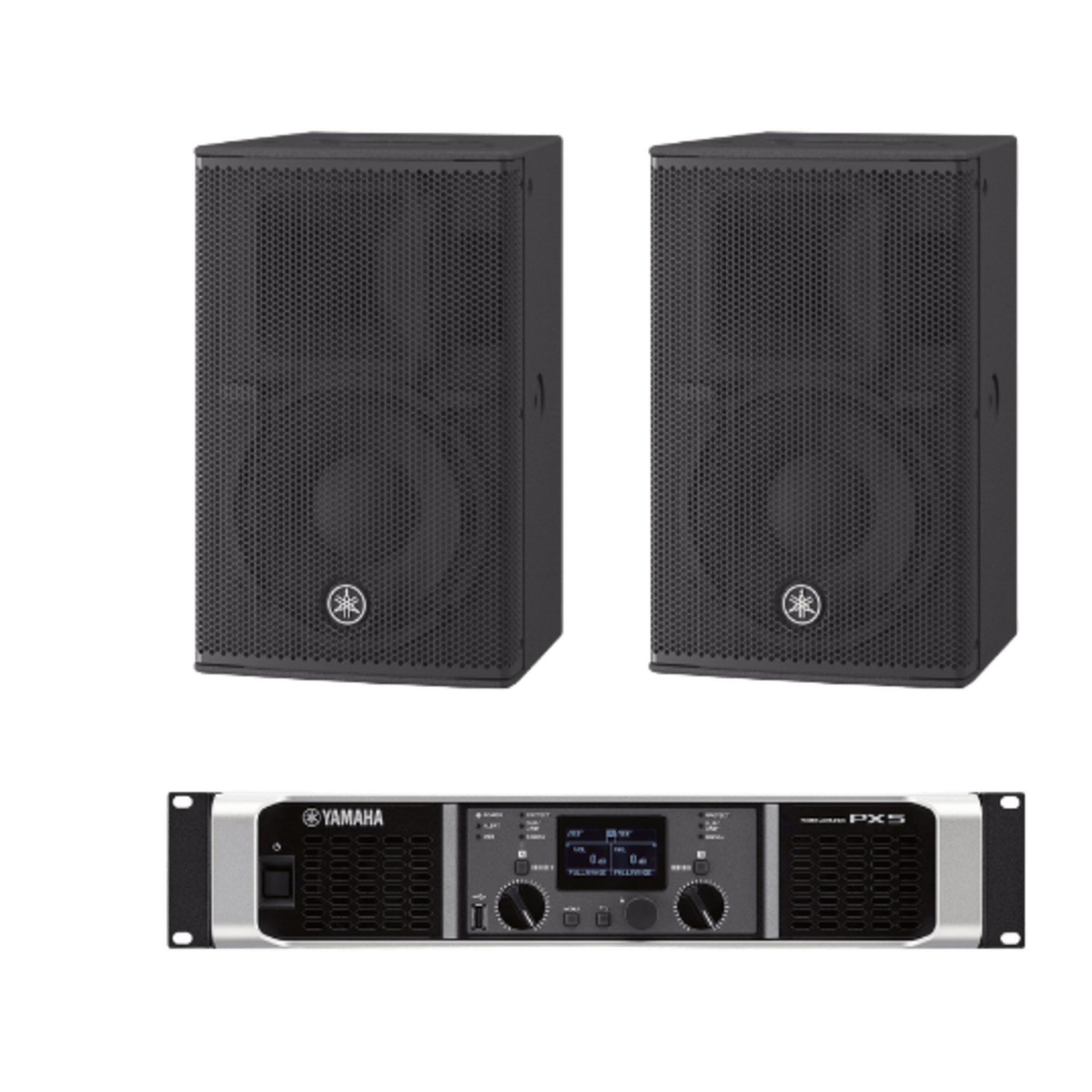 Kit Refuerzo Sonoro | Incluye 2 Bocinas CHR10 y 1 Amplificador PX5 | Ideal para Aplicaciones de Música en Primer Plano — YAMAHA · SKU CHR10KIT/PX