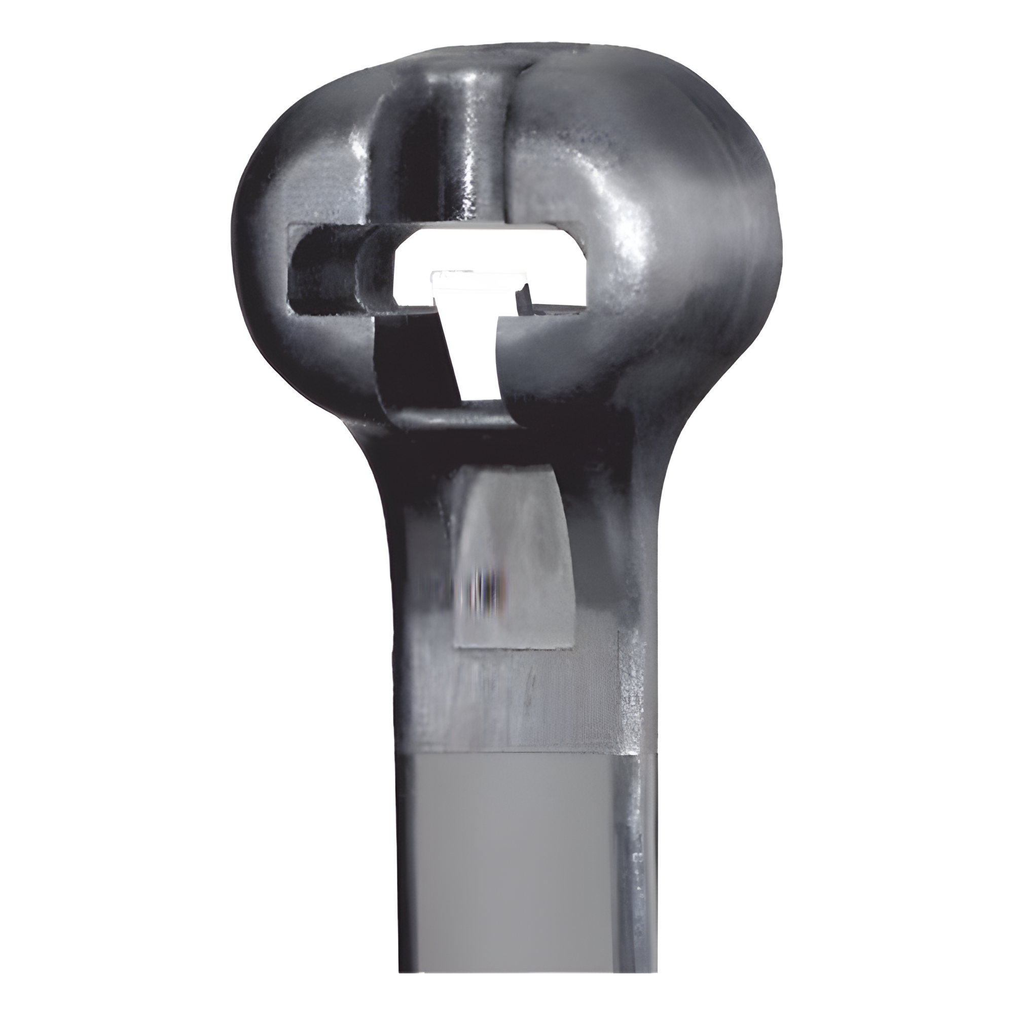 Cincho de Nylon 6.6 Dome-Top®, Con Lengüeta de Bloqueo de Acero Inoxidable, 620 mm largo x 7mm ancho, Color Negro, Exterior Resistente a Rayos UV, Paquete de 100pz — PANDUIT · SKU BT7LH-C0