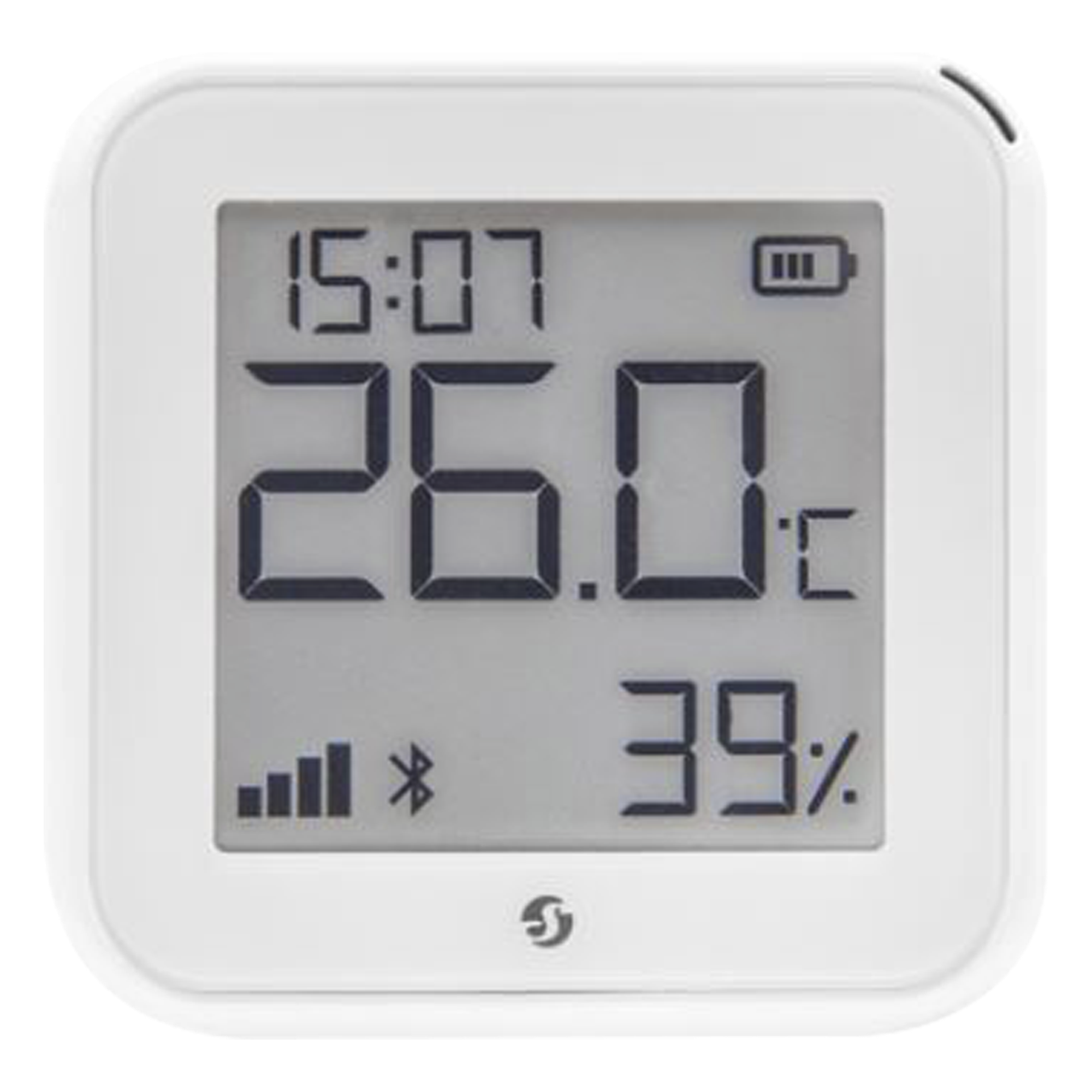 Pantalla Sensor de temperatura y humedad, inteligente e inalámbrico, integrable a la App de Shelly. — SHELLY · SKU SHELLYHTGEN3