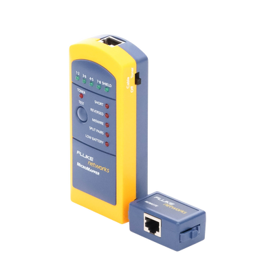 Probador de Mapa de Cableado MicroMapper, para Verificar Rápida y Fácilmente la Integridad del Cableado de Par Trenzado de Ethernet