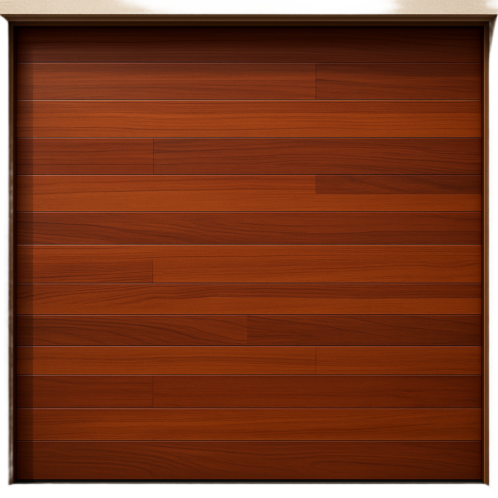 Sección para Puerta de Garage / Panel 21" / Acabado Laminado Premium / 16 pies (4.88 m) Ancho / Estilo Americano / Aislamiento Térmico y Acústico — ACCESSPRO · SKU SEC-DOOR16-21GF
