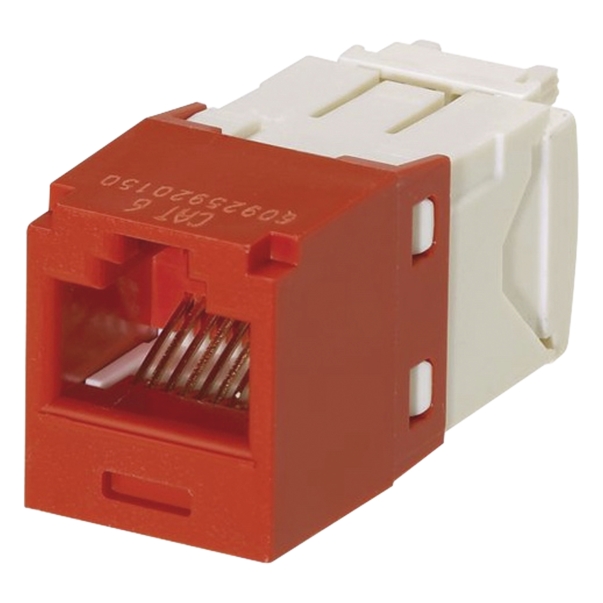Jack RJ45 / Cat 6 / Sin herramienta de impacto / 8P8C / 22-26 AWG / Color rojo — PANDUIT · SKU CJ688TGRD