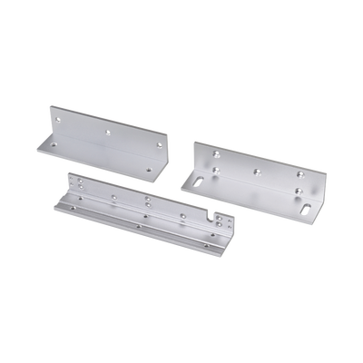 Kit de montajes Z y L para Cerradura Magnética HIKVISION / Compatible con DS-K4H258S / Uso en Puerta de Madera y Metal · SKU DS-K4H258-L/Z