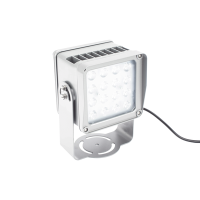 Lampara IR de Luz Continua / 16 Lámparas LED / Distancia Efectiva 16 a 25 metros / Cobertura 40° / Exterior IP66