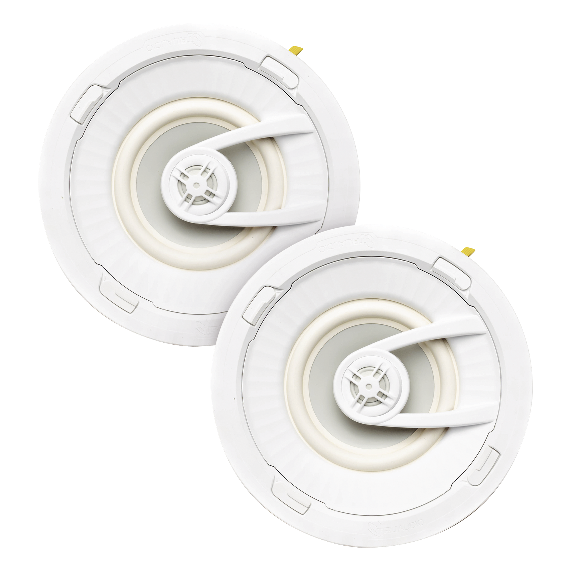 PAR de altavoces de 7 " | montaje de Techo | Diseño TruGrip | Instalacion Sin Herramientas | Woofer de Polipropileno Blanco con Quick Connect — TRUAUDIO · SKU G72/PAR