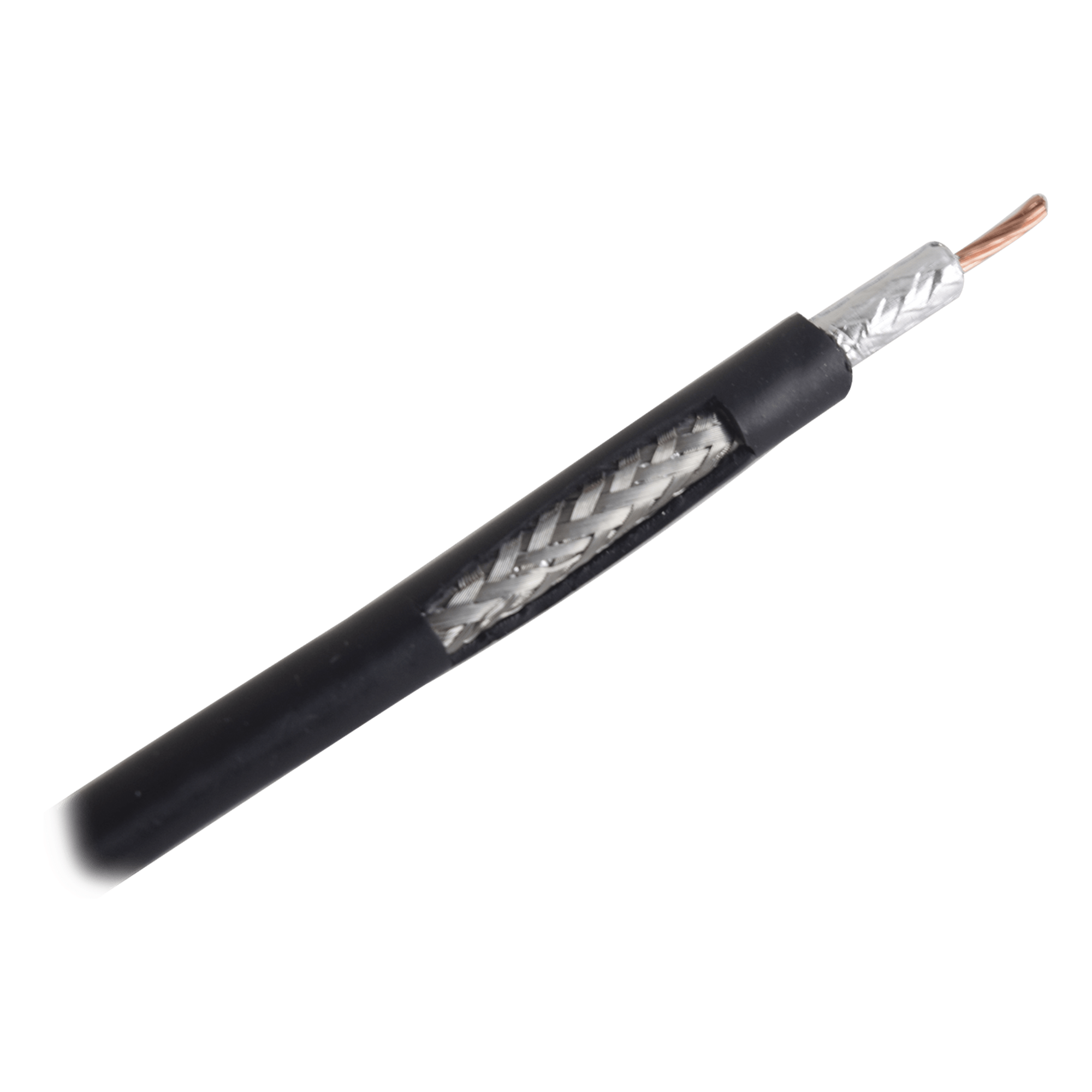 RG-8X, Metro de Cable Coaxial Ultra Flexible, Conductor Central de Cobre Trenzado, Malla de Cobre EstaÑado, 50 Ohms — Times Microwave · SKU LMR-240UF