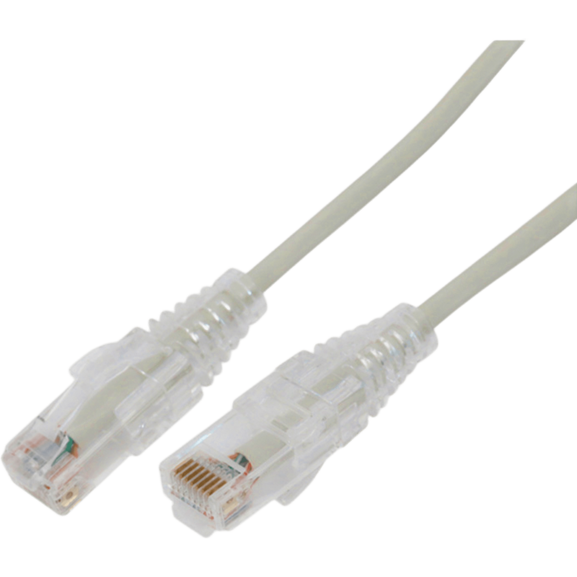 Cable de Parcheo Slim UTP Cat6A - 10 Metros (32.81 Pies) Gris, Diámetro Reducido (28 AWG)