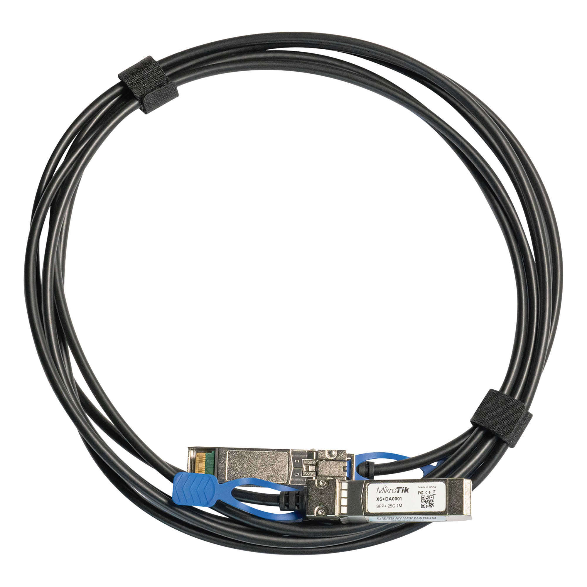 (XS+DA0001) Cable de conexión directa 1 Metro SFP/SFP+/SFP28 1G/10G/25G — MIKROTIK · SKU XS+DA0001