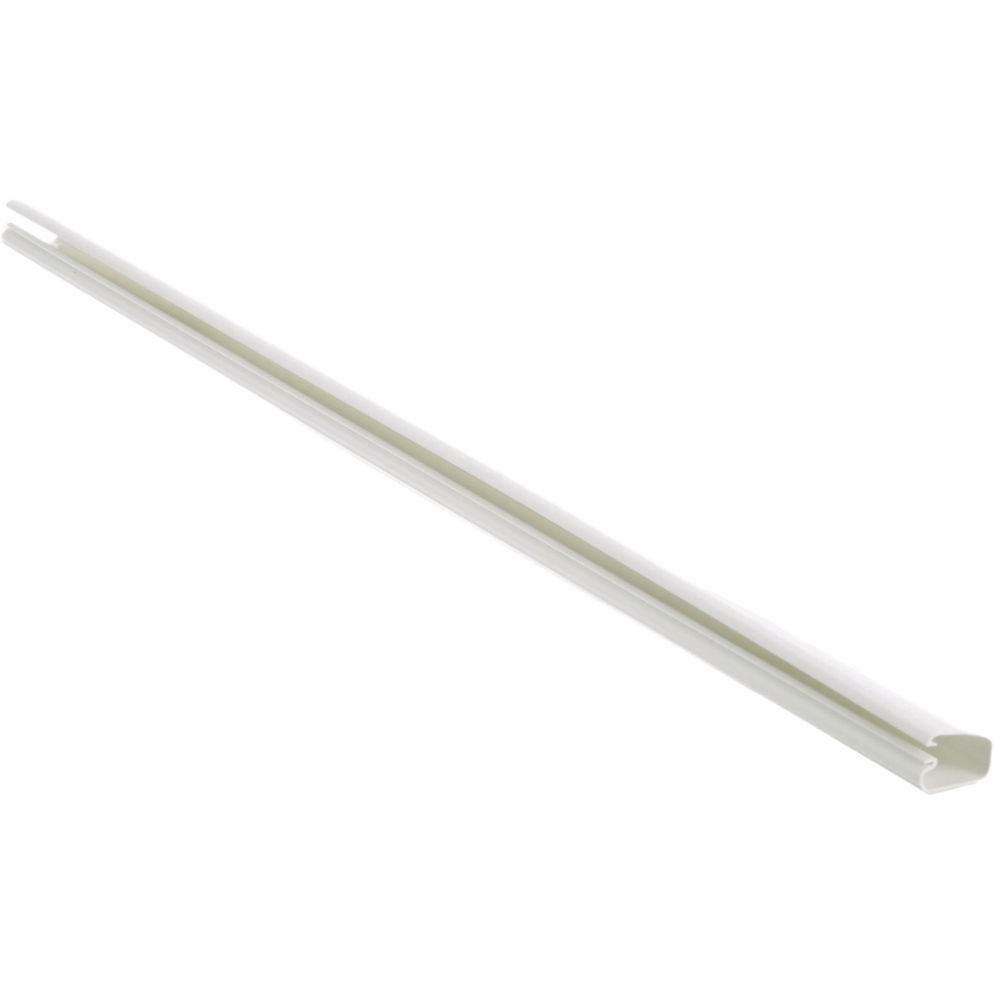 Canaleta LD5 de PVC rígido, con cinta adhesiva para instalación sin herramientas, 26 x 15 x 1828.8 mm, Color Blanco
