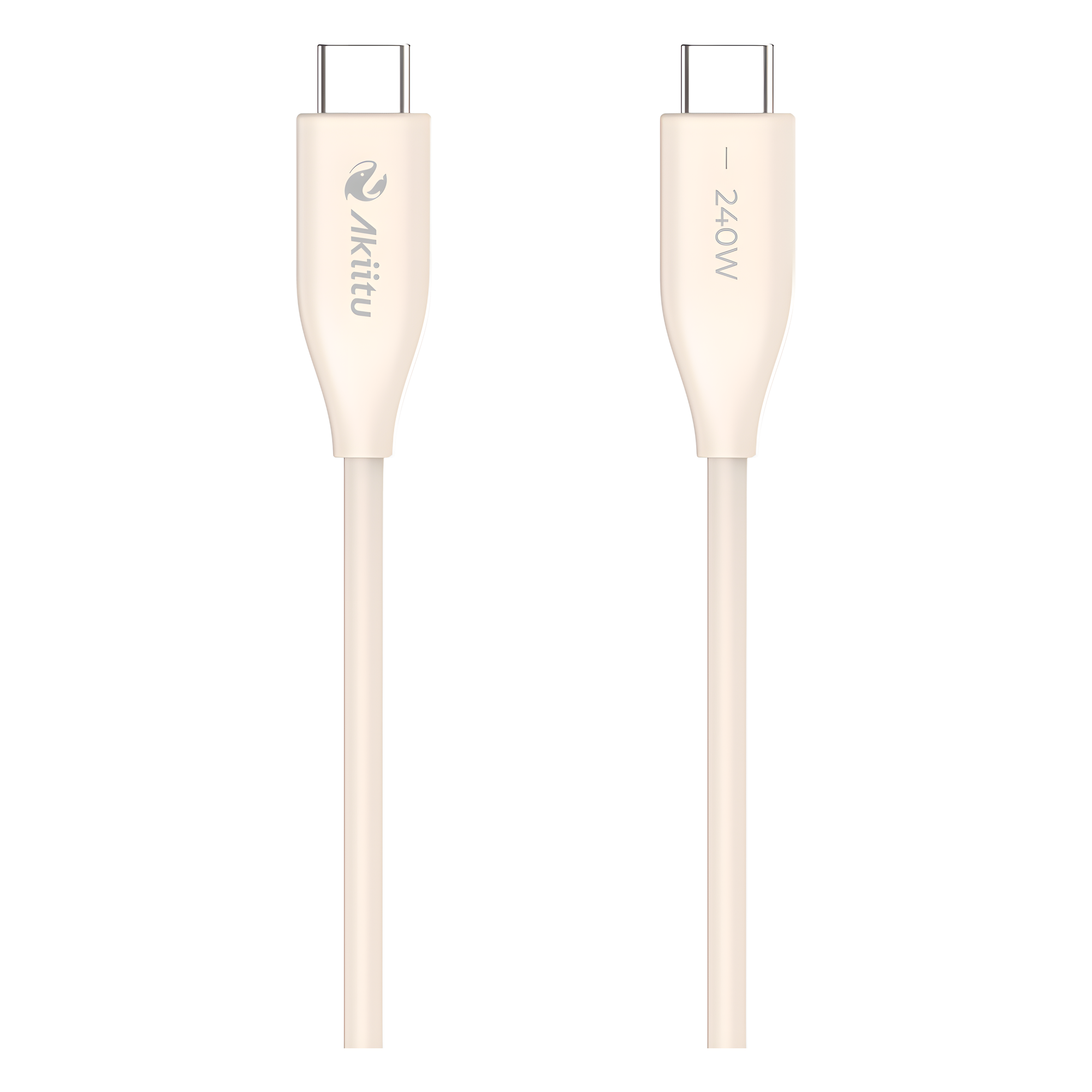 Cable de Carga USB-C a C / 1.5 Metros (4.92 Pies) / Potencia 240W / Fast-Charging / Velocidad Transferencia 480 Mbps / Tecnología GaN (Nitruro de Galio) / Material Silicona No Tóxica / Conector Aluminio Anodizado — EZVIZ · SKU AKPAC24SL1.5M