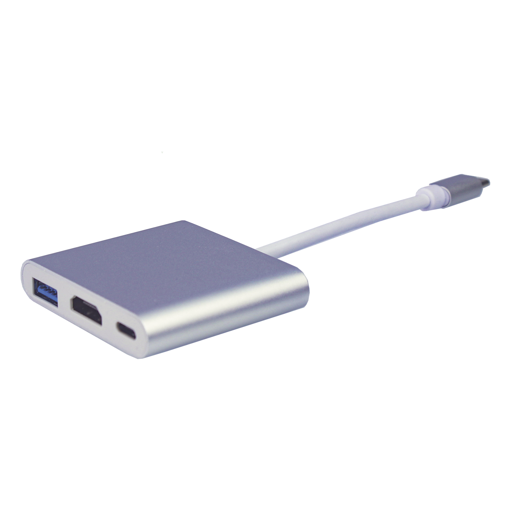 Adaptador Multipuerto USB-C 3.1 A HDMI 4K / USB 3.0 / USB – C / Alta Velocidad de Transmisión de Datos / Admite Carga Rápida (PD) en el Puerto USB – C