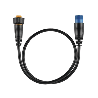 Cable adaptador para conectar un transductor de 8 pines con XID a un puerto de sonda de 12 pines a un dispositivo náutico compatible. — GARMIN · SKU 10-12122-10