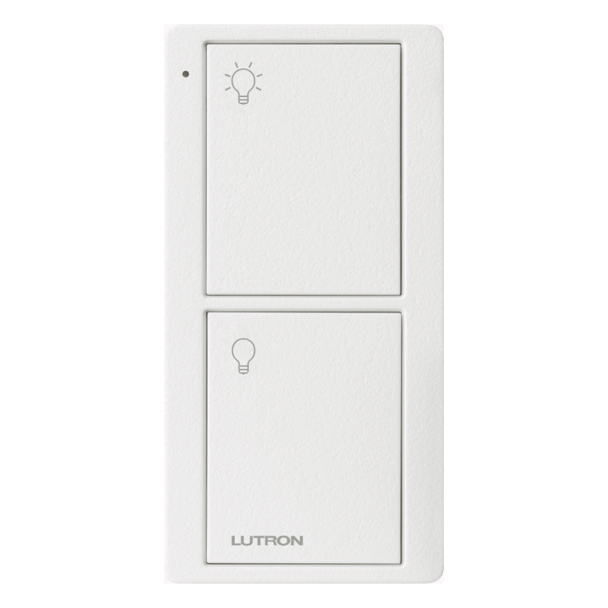 Control remoto inalámbrico Pico de 2 botones para encender y apagar, compatible con Caseta, RA2 y RadioRA2 — LUTRON ELECTRONICS · SKU PJ22BTSWL01