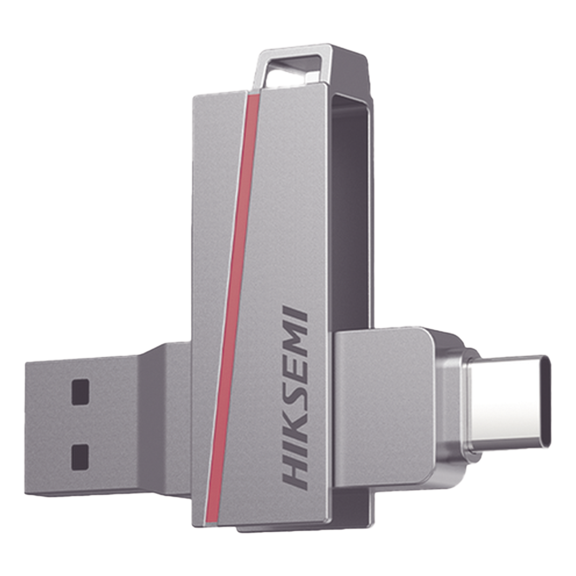 Memoria USB Dual / 128 GB / USB-C y USB-A / Lectura 150 MB/s / Escritura 45 MB/s / Aleación de Zinc Retráctil