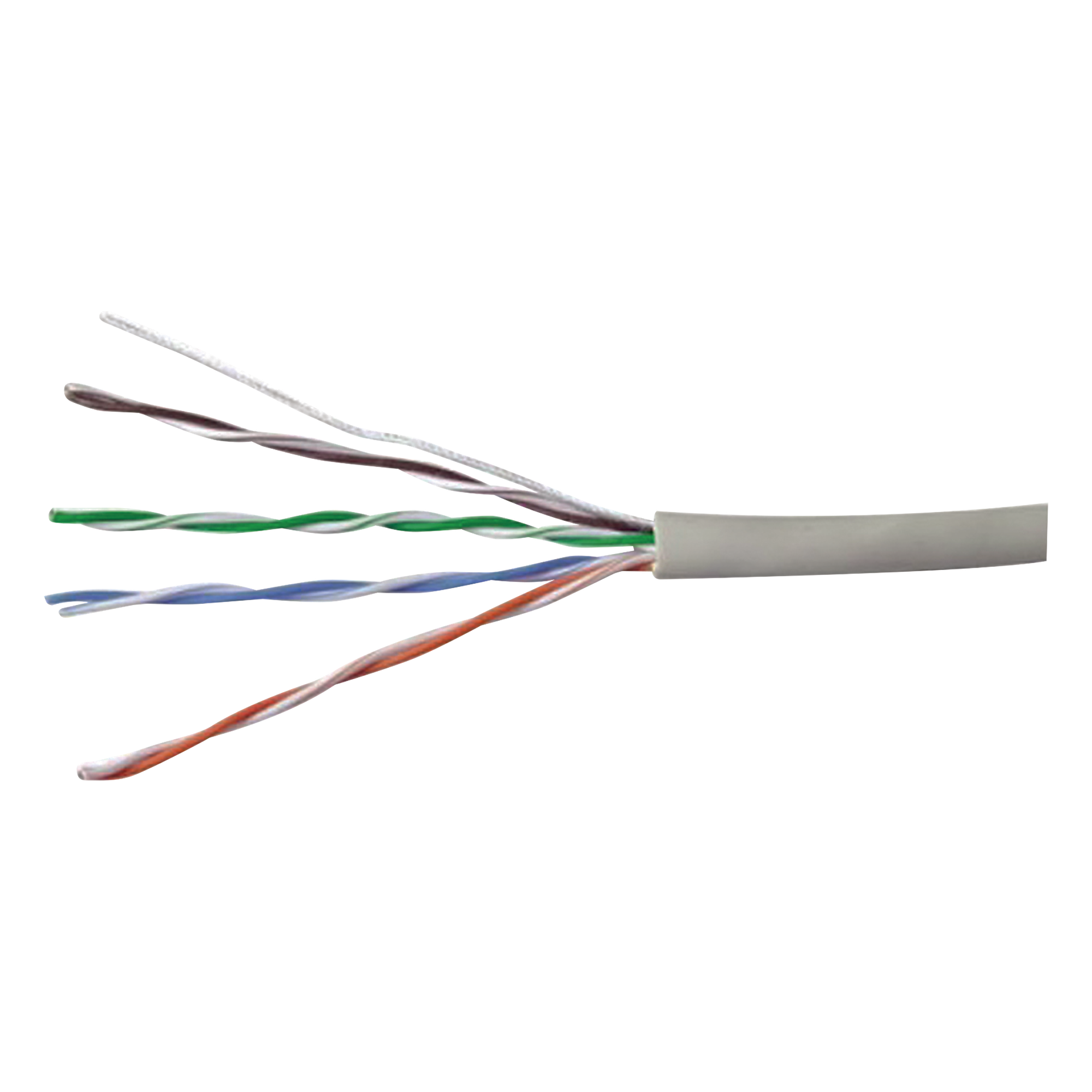 Bobina de Cable UTP 305 Metros (1000 Pies) de Cobre, PanNet, Gris, Categoría 5e (24 AWG), PVC (CM), de 4 Pares — PANDUIT · SKU PUC5C04IG-CE