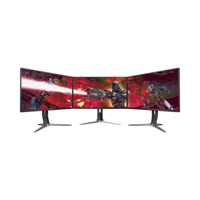 Monitor 27" GAMING Backlight-LED IPS, Resolución 1920 x 1080p 144Hz, con Entradas de Video VGA / HDMI / DISPLAYPORT . Bisel Ultra Delgado. Compatible con VESA