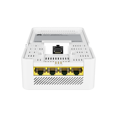 Punto de Acceso eKi Wi-Fi 6 para pared / Hasta 128 Clientes / 2.9 Gbps / MU-MIMO / 1 Puerto Gigabit PoE in / 4 Puertos Gigabit LAN / Smart Antenna 20% más cobertura / Libre de Licenciamiento