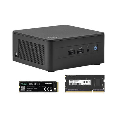 Kit / Mini PC NUC Barebone / Intel Core I3 /bluetooth / Incluye memoria 8GB / Incluye 256 SSD / No incluye sistema operativo