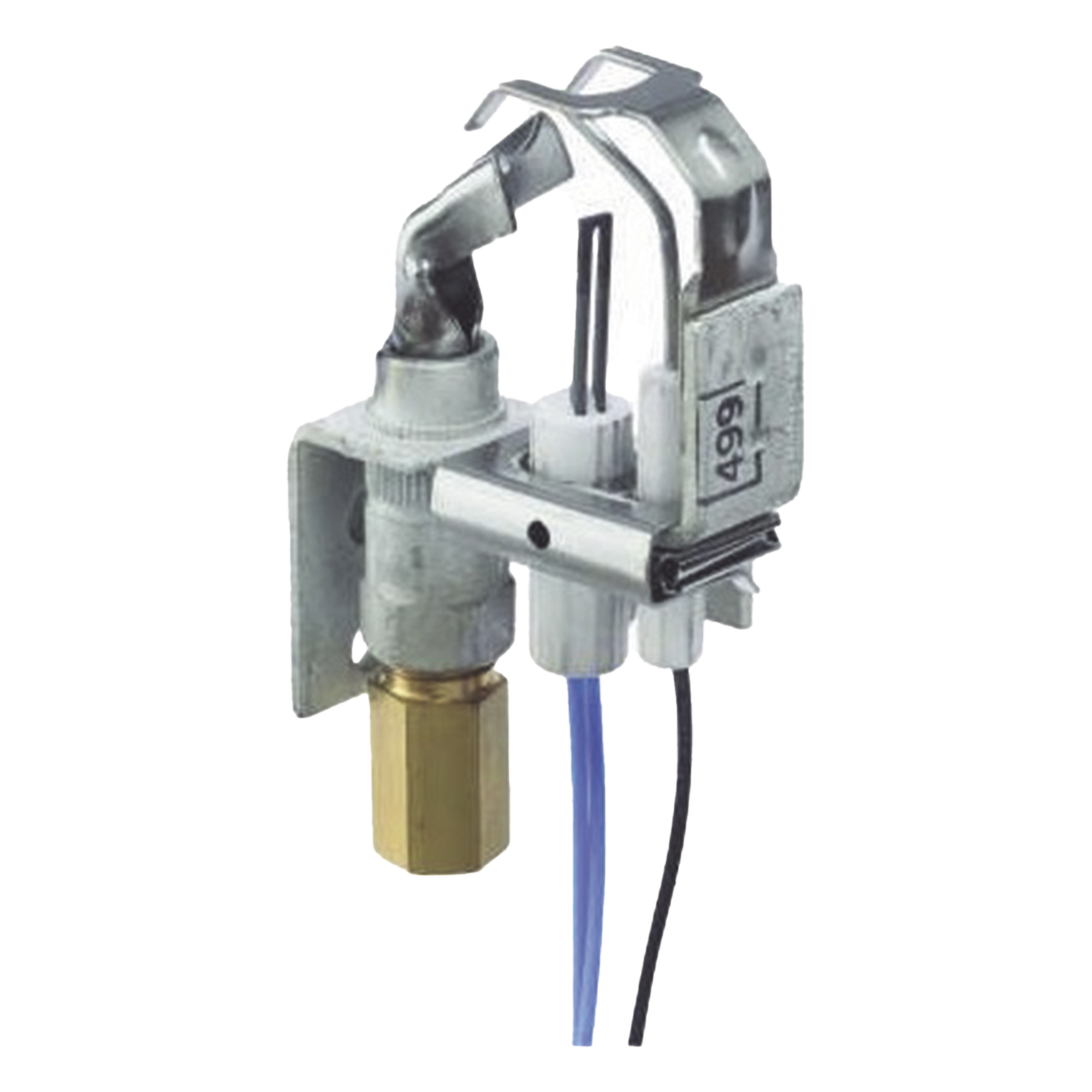 Quemador piloto de encendido intermitente para sistemas de gas SmartValve, con varilla de encendido reemplazable y conector de conexión rápida — HONEYWELL HOME RESIDEO · SKU Q3450B1112/B