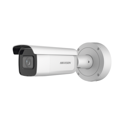 Bala IP 4 Megapixel / Lente Mot. 2.7 a 13.5 mm / 60 mts IR EXIR / Exterior IP67 / IK10 / Anticorrosivo / WDR 120 dB / PoE + / Micro SD / 4 Analíticos: AcuSense, Deteccion Facial, Conteo de Personas por Cruce y Zona — HIKVISION · SKU DS-2CD3646G2T-IZSY(H)