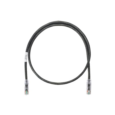 Cable de Parcheo UTP Categoría 6, con Plug Modular en Cada Extremo - 3 Metros (9.84 Pies) - Negro