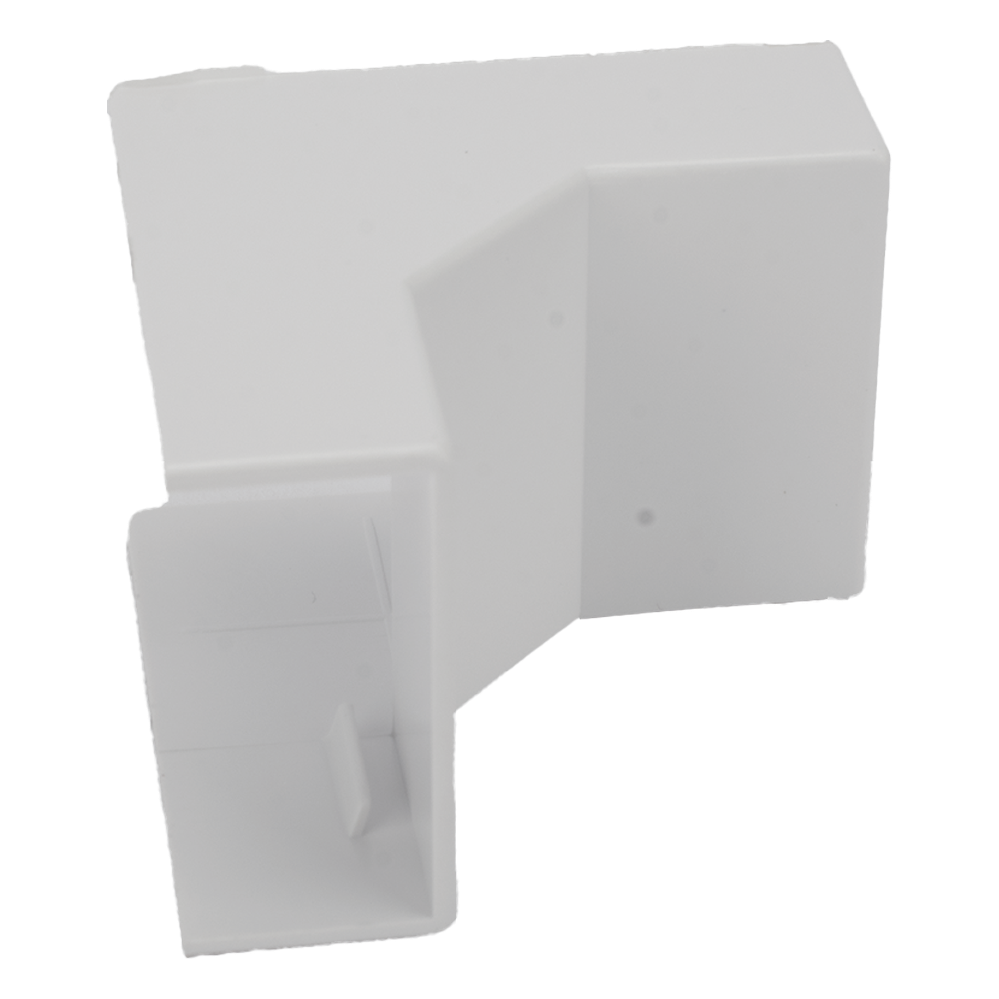Esquinero interior color blanco de PVC auto extinguible, para canaleta TMK1735, TMK1735SD (5320-02001)