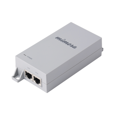 Inyector PoE Pasivo Gigabit 50 V para radios A5-14, A5c, B5x, B5, B11, B24, C5c, C5x — MIMOSA NETWORKS · SKU POE50V