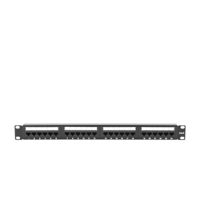 Panel de Parcheo de Impacto (110) UTP de 24 Puertos Cat6, 19 Pulgadas (48.26 cm), con Barra para Organizar Cable