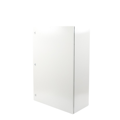 Gabinete de Acero IP66 Uso en Intemperie (800 x 1200 x 400 mm) con Placa Trasera Interior Metálica y Compuerta Inferior Atornillable (Incluye Chapa y Llave).