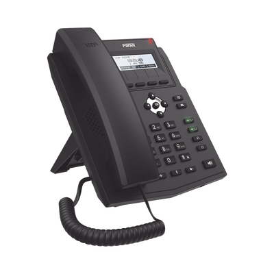 Teléfono IP / 2 Líneas SIP / Pantalla LCD 128x48 / Audio HD G.722 y Opus / Conferencia 3 Vías / PoE 802.3af / OpenVPN / Soporte EHS