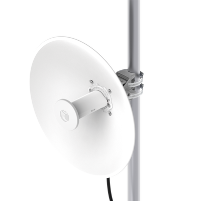 Cambium Networks ePMP Force 4525L | Módulo Suscriptor Wi-Fi 6 (802.11ax) | 5 GHz | Antena de Plato 25 dBi integrada | Hasta 600 Mbps y Gestión cnMaestro | Hasta + 10 km