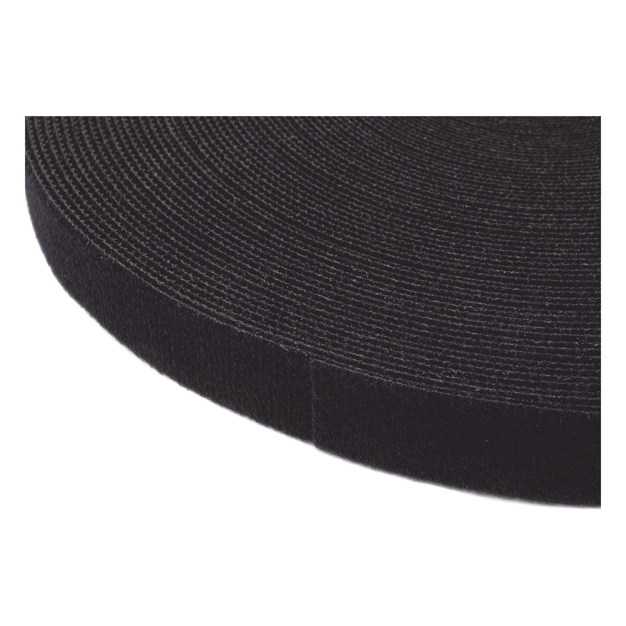 Rollo de Cinta de Contacto, de 75 Pies (22.9m) de Largo, 19.1 mm de Ancho, Color Negro