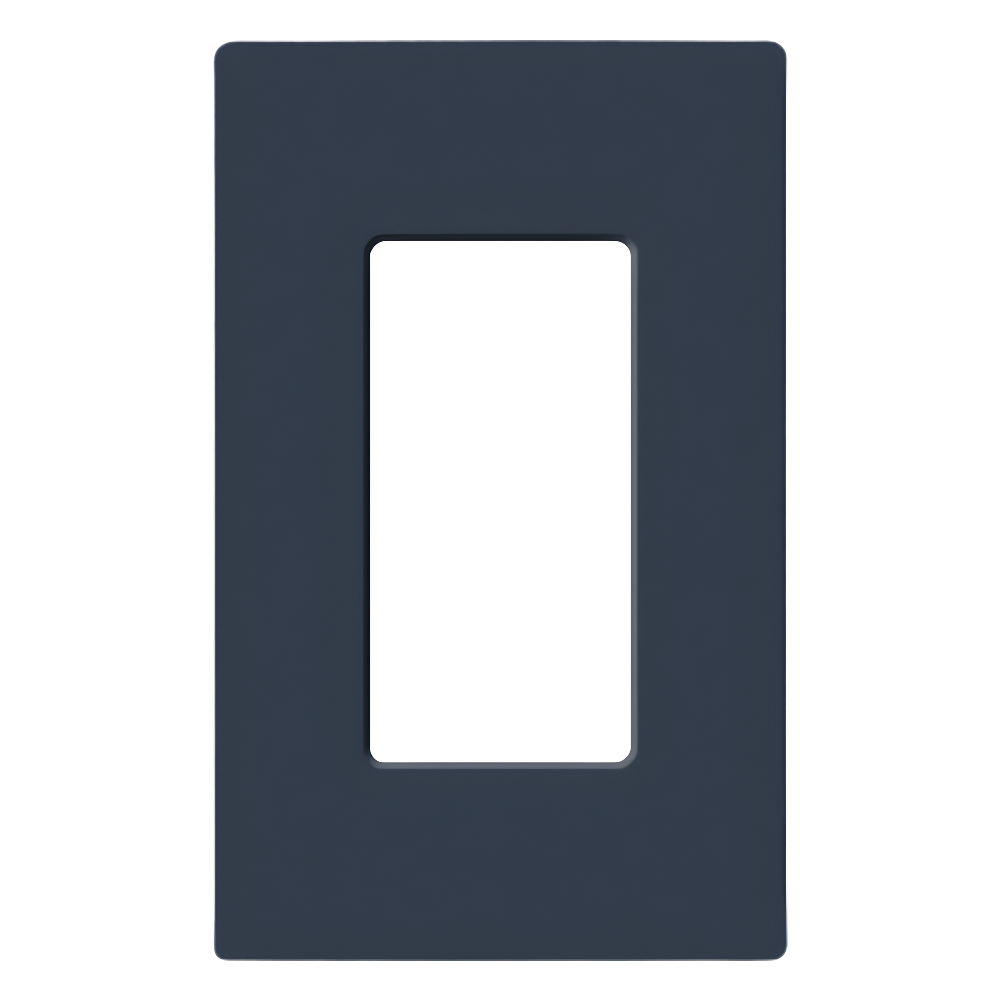 Placa de pared sin tornillos para interruptor o atenuador tipo decorador, 1 espacio, acabado satinado Deep Sea — LUTRON ELECTRONICS · SKU SC1DE