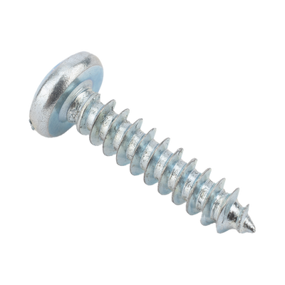 Paquete de 20 taquetes blancos 3/4" y 20 tornillos 8mm x 3/4" (1101-05002)