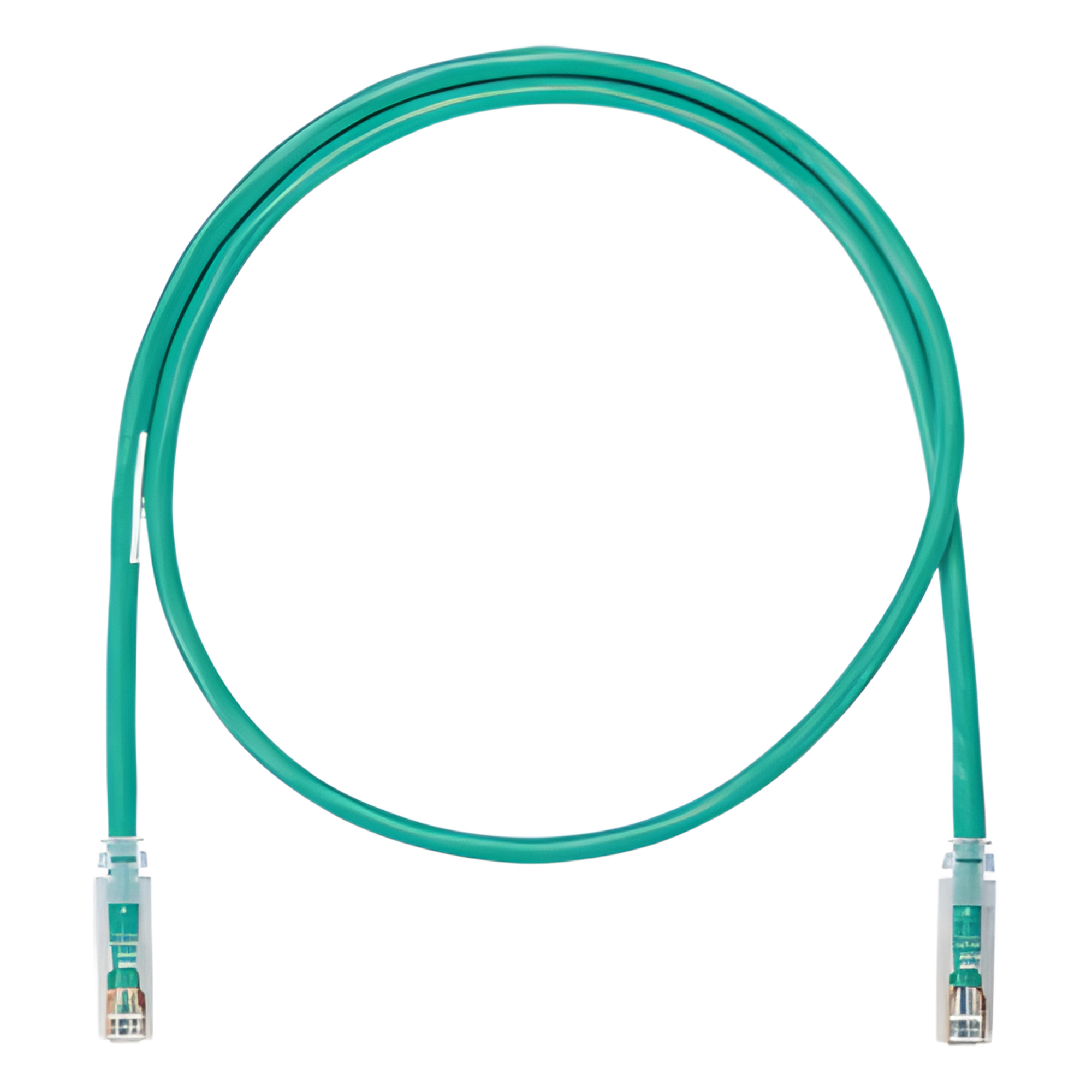 Cable de Parcheo UTP / Cat 6 / Clase E / 24 AWG / T568B / 1.5 m (4.92 ft) / Verde — PANDUIT · SKU NK6PC5GRY