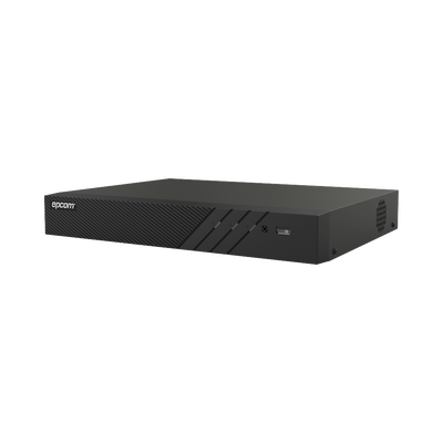 DVR 8 Canales TURBOHD + 4 Canales IP / 8 Megapixel (4K) / Audio Bidireccional por Coaxitron / ACUSENSE / Reconocimiento Facial / 1 Bahía de Disco Duro / Salida de Video en 4K / H.265+