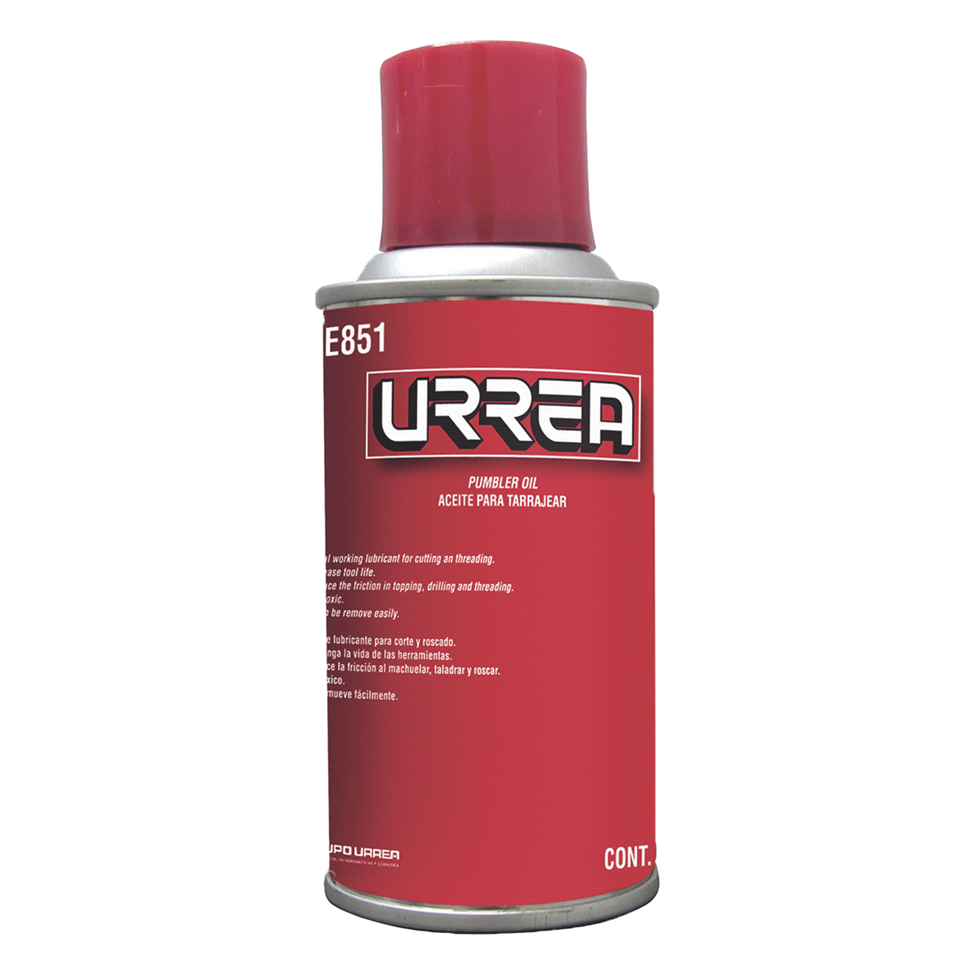 Aceite para tarrajear en aerosol 110ml — URREA · SKU SYS-ACE-851