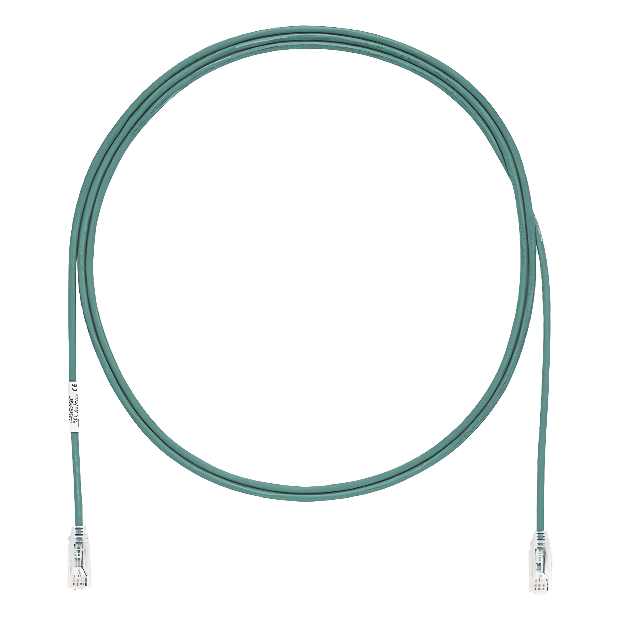 Cable de Parcheo TX6, UTP Cat6, Diámetro Reducido (28AWG), Color Verde, 0.91 Metros (3 Pies) — PANDUIT · SKU UTP28SP3GR