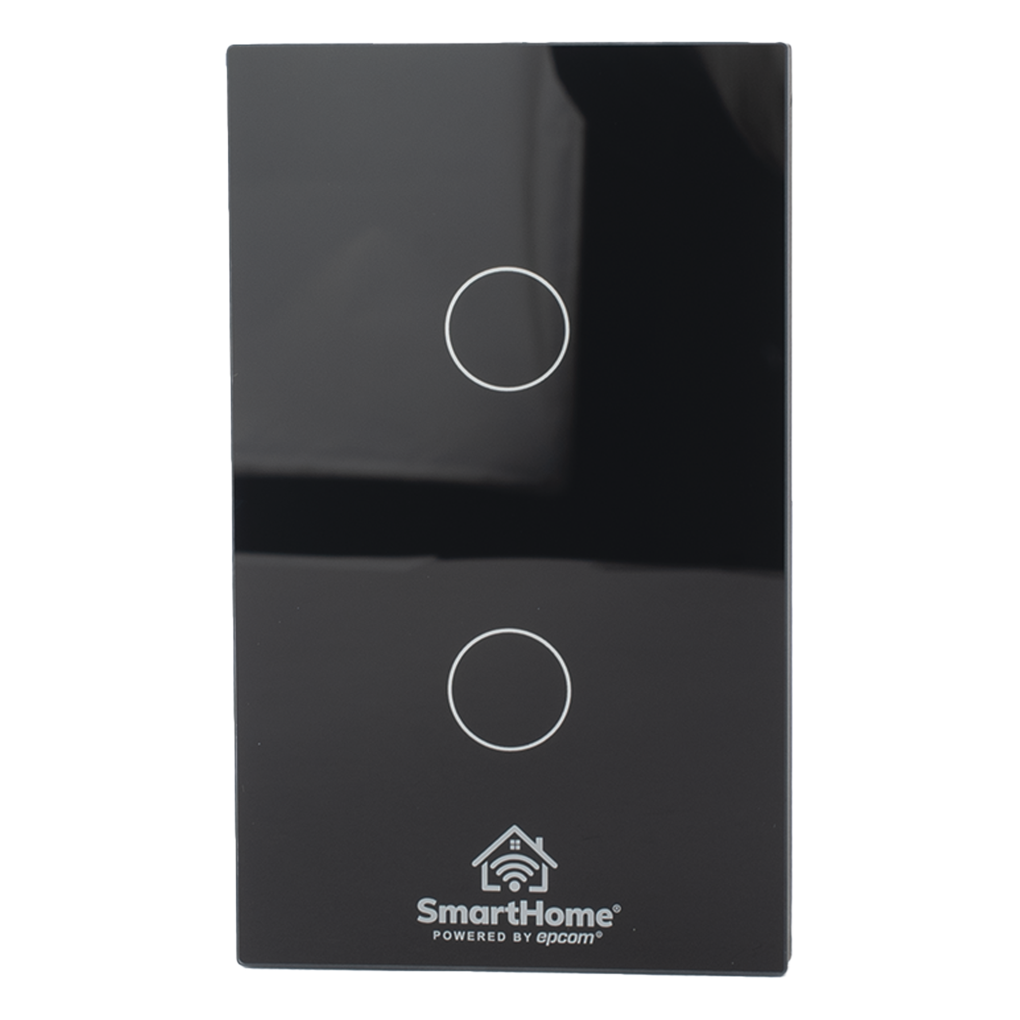 (ZigBee) Apagador switch inalámbrico ZigBee, control de 2 regresos de carga, 110V — SMARTHOME BY EPCOM · SKU SHS212Z