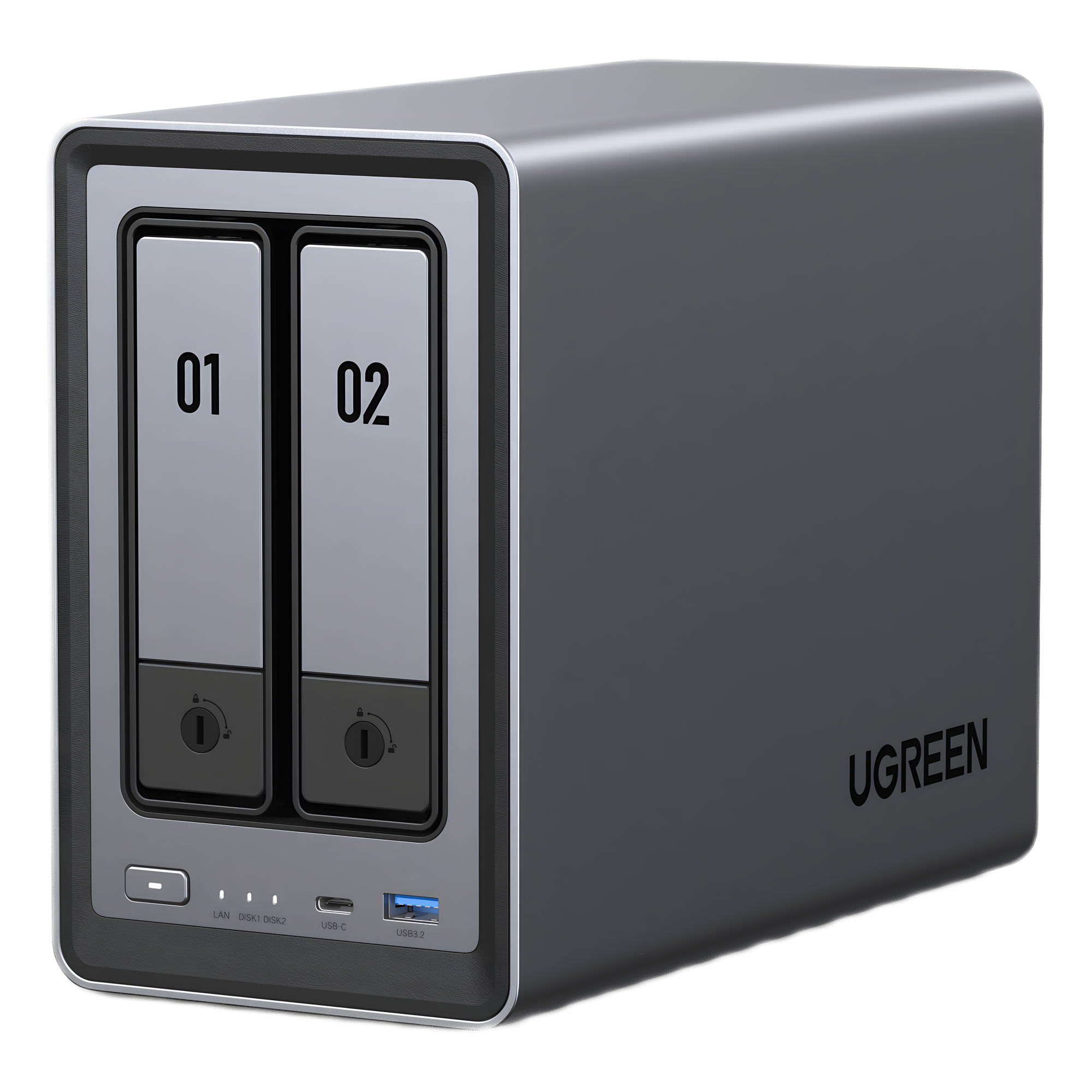 NASync DXP2800 | SO UGOS Pro |  Intel N100 12th Gen Intel® 4 Core™ | 2 Bahías SATA hasta 48TB | 2-Bahias (M.2 NVMe) hasta 16TB | 8GB DDR5 (Exp. a 16GB) | Ethernet 2.5G  | HDMI 4K | 2* USB2.0 | 1*USB 3.2Gen | 1* USB 3.2Gen2 | 1*USB-C 3.2Ge