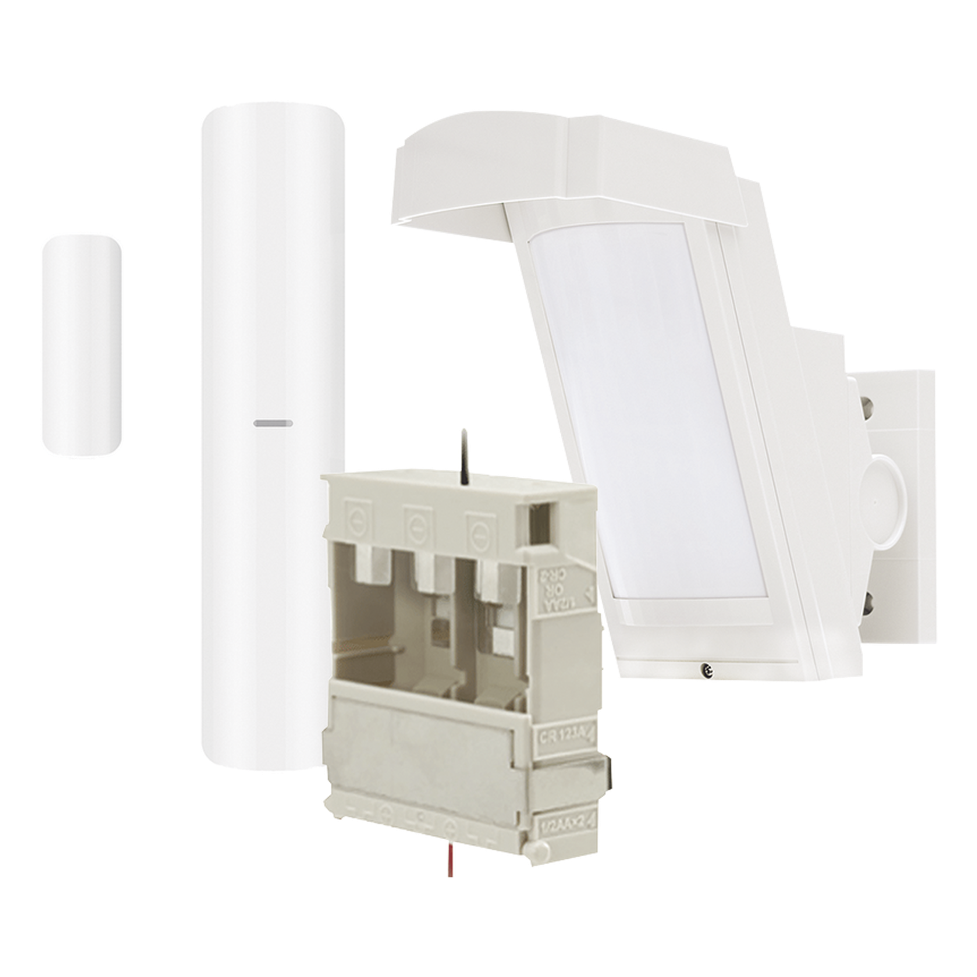 Detector de Movimiento PIR Antimascara / 100% Exterior / Inalámbrico / Hasta 12 metros a 85°; de cobertura/ Instalación a 3 metros / Incluye transmisor DS-PDMC-EG2-WB(B) para paneles AXPRO — OPTEX · SKU HX40-RAM-W-HKV