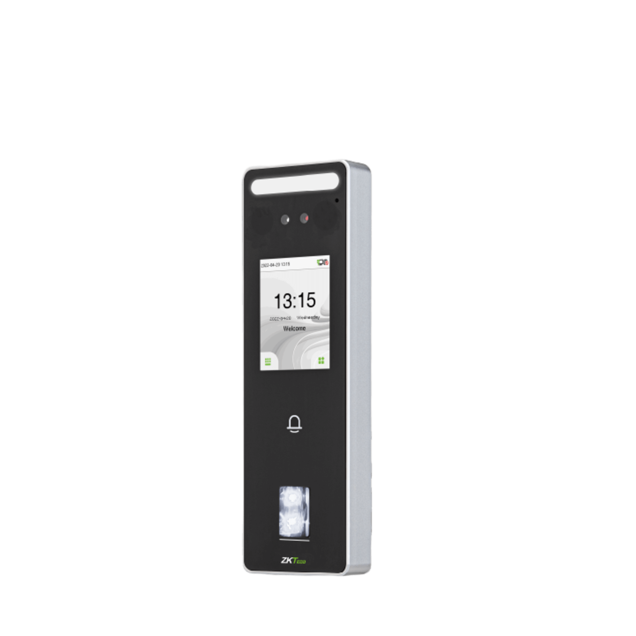 Terminal Biométrica Facial / 500 Rostros 3,000 Huellas / Pantalla 2.4" / IP65 / ADMS / ZKBio Zlink — ZKTECO · SKU SPEEDFACEV3Z