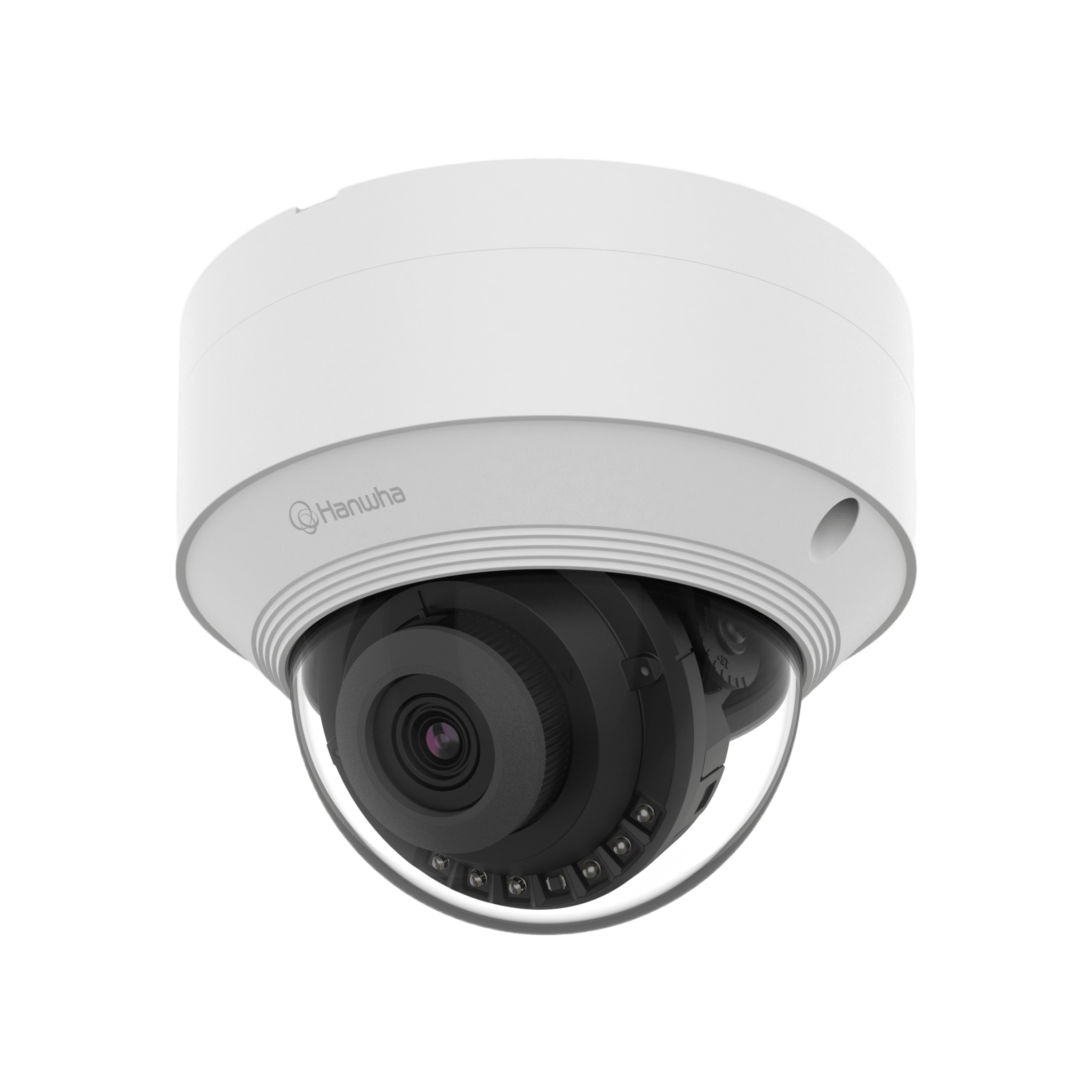 Cámara IP Tipo domo Antivandálica 5 Megapíxel / Lente fijo 3mm / IR 25M / WDR 120db / IP66 / H.265 & WiseStream / Inteligencia Artificial Deteccion de Personas y vehiculos