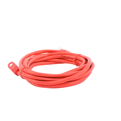 Cable de Parcheo UTP Cat5e - 3.0 Metros (9.84 Pies) - Rojo