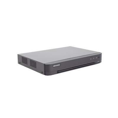 DVR 8 Canales TURBOHD + 4 Canales IP / 5 Megapixel Lite - 3K Lite / Audio de Dos Vías por Coaxitron / Reconocimiento Facial / ACUSENSE (Evita falsas alarmas) / 1 Bahía de Disco Duro / Salida de Video en Full HD